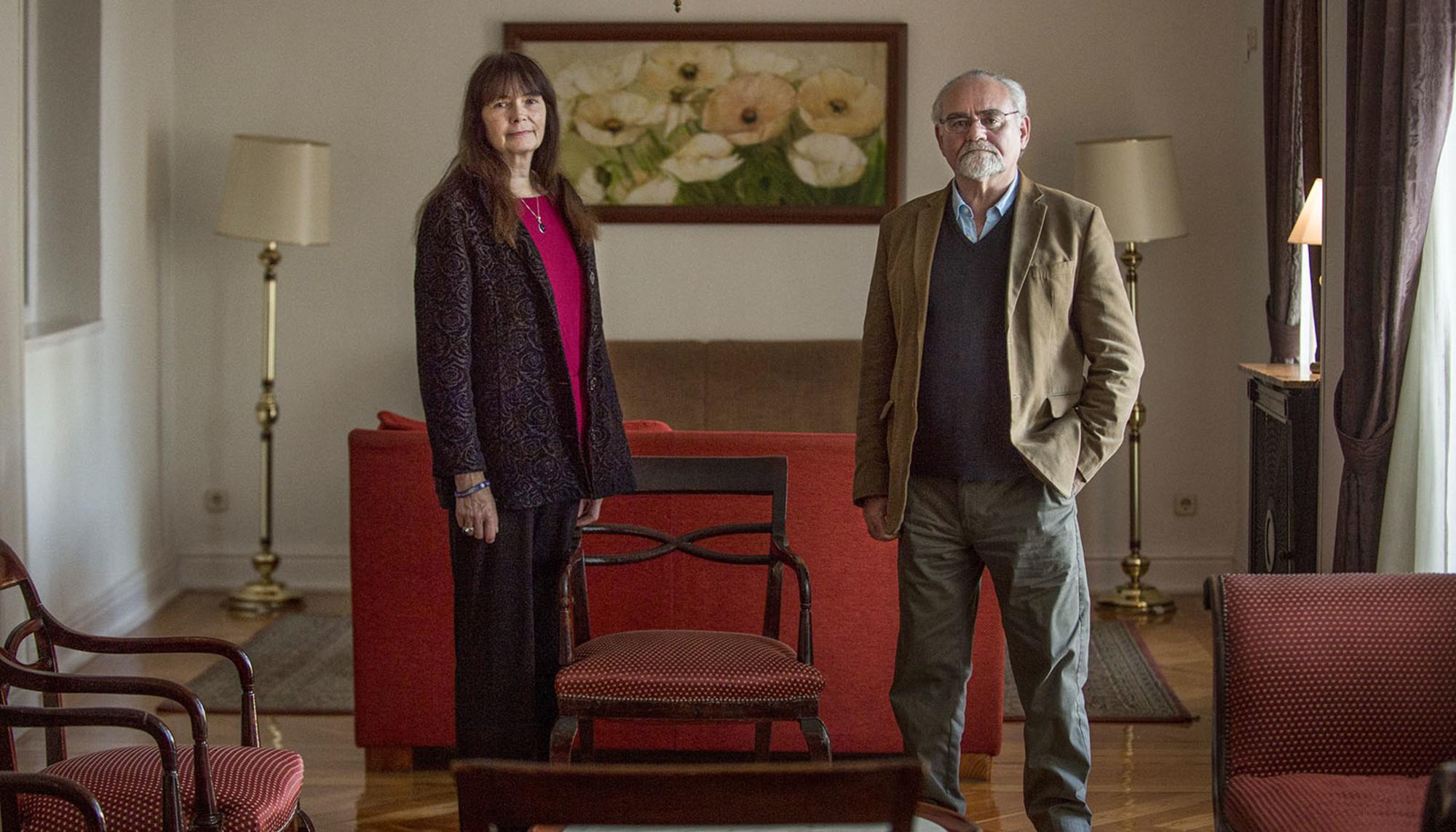 Jo Berry y Pat Magee.